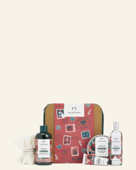 Nagy ínycsiklandó epres ajándékcsomag - The Body Shop
