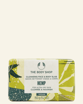 Hemp Cleansing Face & Body Slab 150 g - The Body Shop
